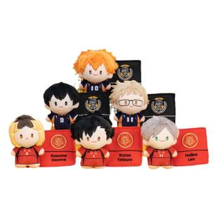 共鸣GONG 排球少年!!垃圾场决战毛绒徽章盲盒 小排球毛绒挂件盲盒