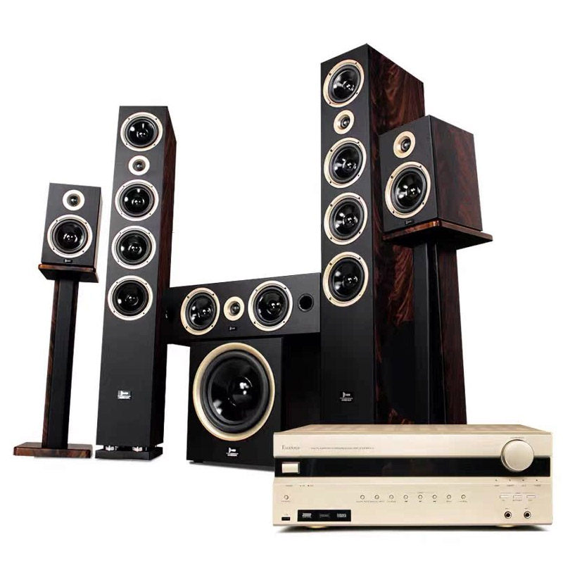 AEJE无源木质三分发烧级hifi音箱
