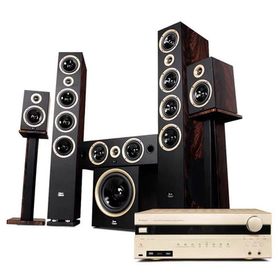 AEJE无源木质三分发烧级hifi音箱