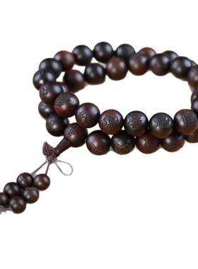 龙虎山雷部三十六帅手串天然雷击枣木36元帅手串道家饰品流珠念珠