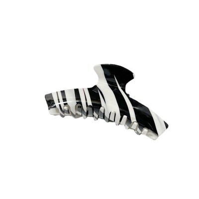 姚萱醋酸抓夹日韩斑马纹发夹