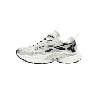 极星乔丹厚底增高老爹鞋男休闲鞋2026春季新款复古灰色运动鞋男鞋