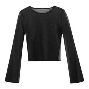 【明星同款】龙脸DRAGON FACE100%山羊绒圆领打底衫女百搭