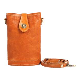 牛皮手机包女手工包斜挎小包包2024新款植鞣高级感真皮实用大容量