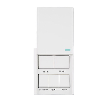 家用灯暖【浴霸开关五开四开】
