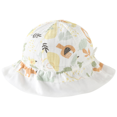 婴儿夏季遮阳帽薄款透气