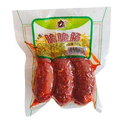 佳木斯力佳麻辣和不辣口味脆脆肠