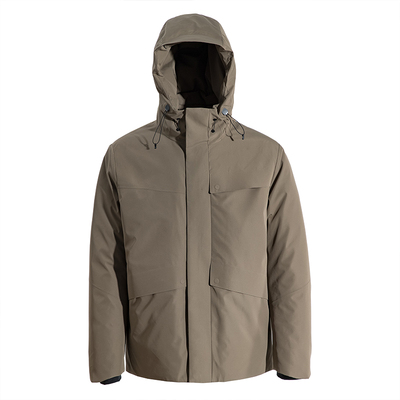 海上公路三合一户外派克服男士冬季可溯源90白鸭绒连帽保暖羽绒服