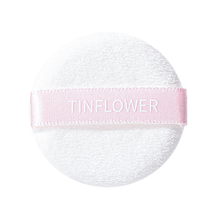 适用3ce腮红粉扑植绒圆形气垫高光粉饼定妆毛绒化妆小号修容粉扑