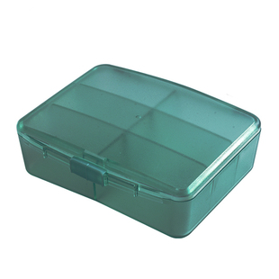 药盒密封防潮大容量便携式药物收纳药品分装可拆一周大号六格药盒