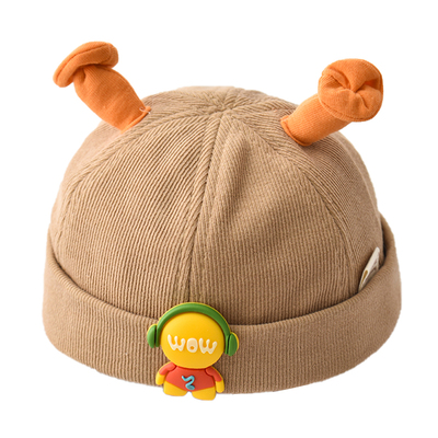 宝宝帽子春秋款新款男宝超萌瓜皮帽女童可爱婴儿帽子秋冬季地主帽