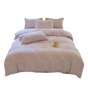 冬季天牛奶绒加厚保暖四件套2025新款双面珊瑚绒被套床单床上用品