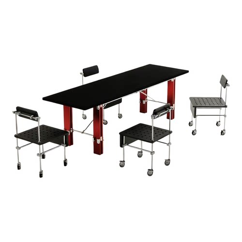 包豪斯办公桌设计师桦木海洋板长桌极简书桌光轴电脑桌长桌工作台