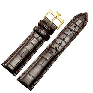 双面鳄鱼皮表带适用于江诗丹顿手表带男女真皮传承弧口原装针扣