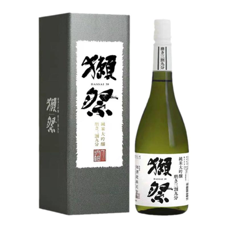 麦德龙日本进口獭祭纯米大吟酿39清酒三割九分米酒720ML礼盒装