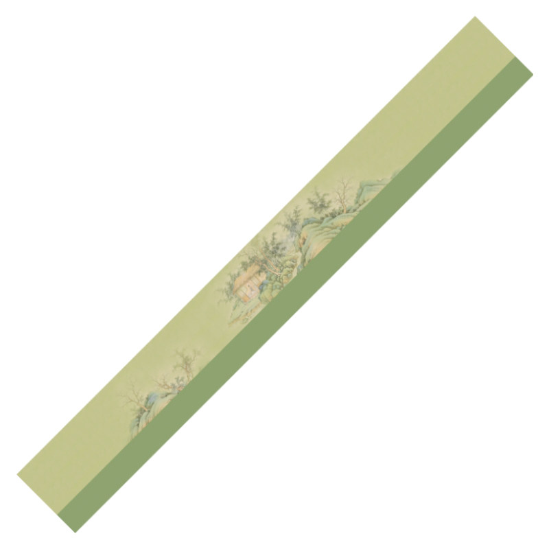 爱奇葩iqipa 林泉寄隐茶旗中式茶席茶桌垫布桌旗轻奢高端桌布长条