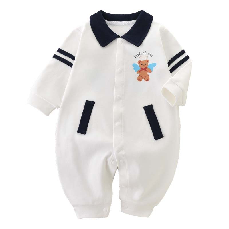 婴幼儿男女宝宝春秋新生儿长袖春连身衣/爬服/哈衣