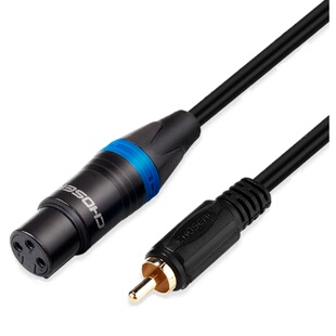 秋叶原卡农母转莲花卡侬母对RCA音频线后级功放调音台连接线Q-388