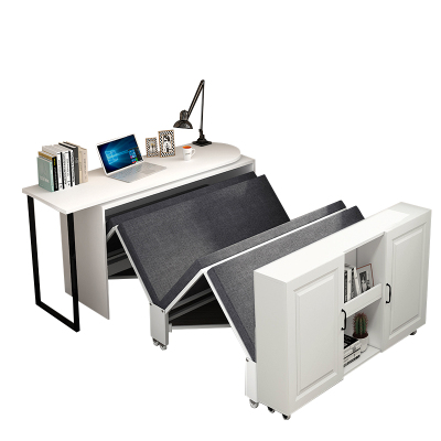 折叠单人书房办公桌午睡床