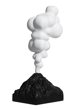 创意摆件样板房套组38cm火山喷发