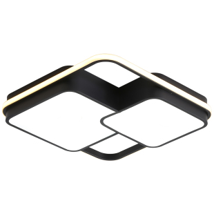 简约现代吸顶灯北欧房间主卧室灯饰正方形新款网红灯创意卧室灯具