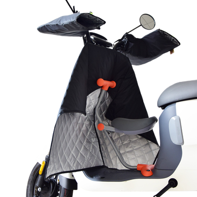 电动车亲子分叉分体式挡风被