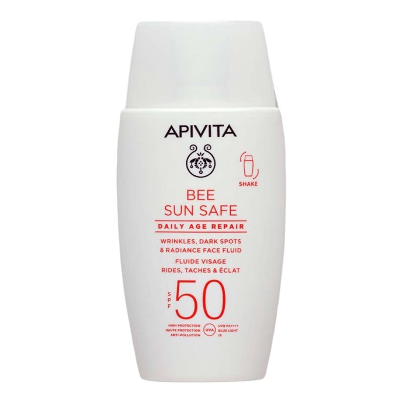 APIVITA 透薄抗氧护肤防晒液SPF50/PA++++50ml全面防护超轻透质地