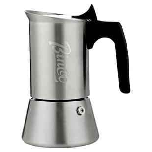 bincoo不锈钢304摩卡壶意式萃取煮咖啡壶单阀手磨咖啡粉器具套装