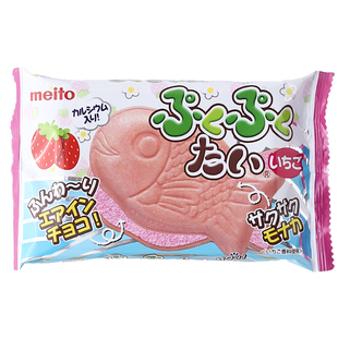 名糖鱼形夹心饼干威化巧克力福鲷鱼烧乳酸菌日本毕业进口儿童零食