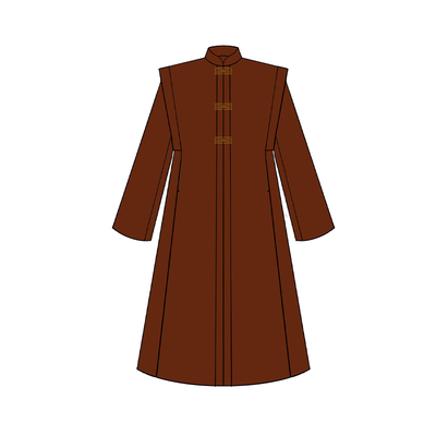 听旬嘉姻秋冬拜年汉服女改良长款红色纯羊毛大衣过年服婚服敬酒服