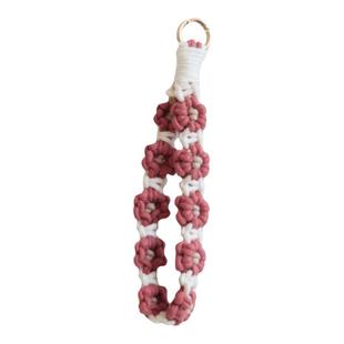 手工编织手机挂绳花花手机链钥匙链电话挂绳相机手腕吊绳手机挂件