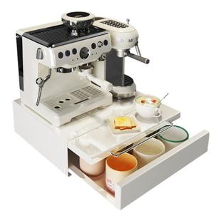 杯架防尘桌面水杯柜咖啡机置物架摆放台面咖啡胶囊收纳架水吧架子