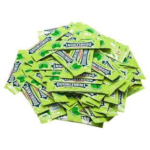 绿箭口香糖约30~100片条装独立小包装薄荷味糖果清新口气餐饮批发