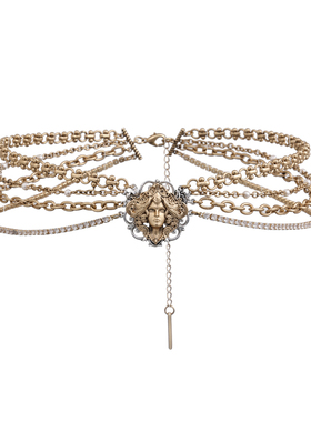 SUMIYAKI复古美式美杜莎项链