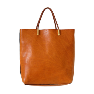 荣轻复古手工牛皮托特包植鞣皮高级感手提包法式休闲斜挎女包通勤