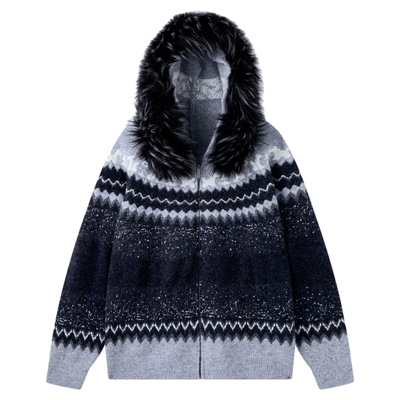 BJHG费尔岛毛衣男女款针织开衫