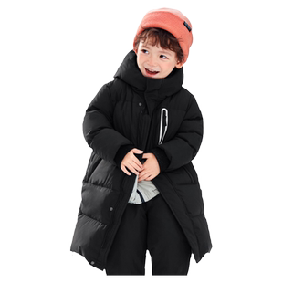 巴拉巴拉儿童羽绒服男童中长款外套宝宝加厚2025冬季新款爆款童装