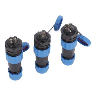 免焊接航空插头电线电缆防水公母对接快速电源连接器工业插座IP68