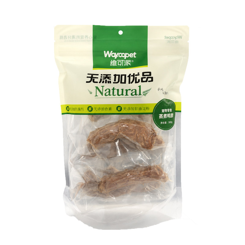 维可派蒸煮鸭脖狗狗猫咪零食水煮鸭脖原汁原味补水零食开袋即食