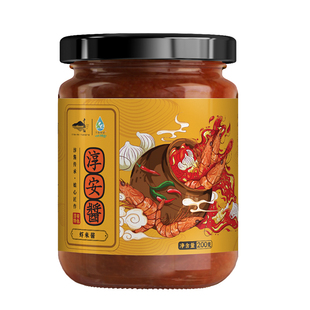 淳安非遗酱千岛湖娘心辣椒酱拌饭拌面蘸饺火锅调味炒菜调味酱