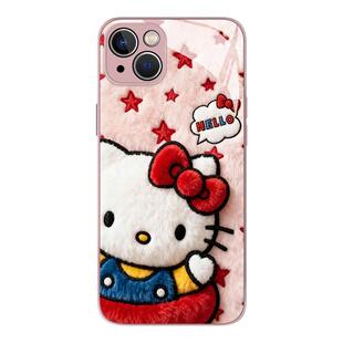 毛绒HelloKitty适用于IQOONeo11手机壳vivoiqooNeo10pro凯蒂猫9s新款玻璃8秋冬7卡通可爱6SE女孩5/3/NEO/pro+