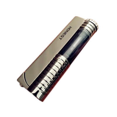 防风充气打火机Honest金属直冲