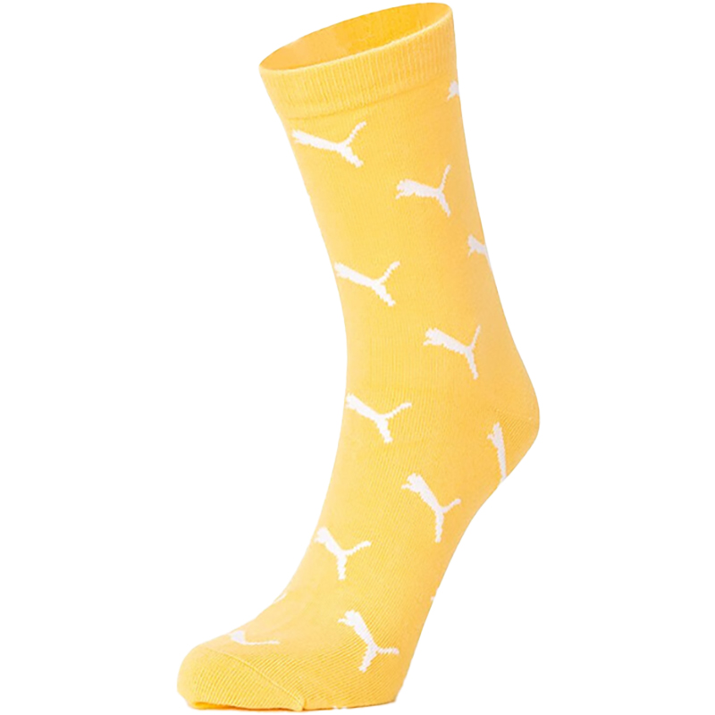 Puma/彪马正品新款男女款印花运动休闲中筒袜一双装938230-01