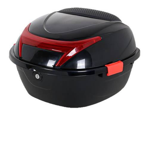 电动车后备箱电瓶车尾箱通用加厚大号防抖踏板摩托车大容量储物箱