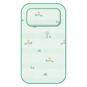 老爸评测儿童凉席婴儿床可用吸汗透气夏季幼儿园席子工厂发货