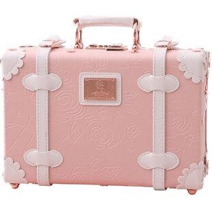 uniwalker公主粉手提包斜挎包旅行包化妆箱包16寸大容量小行李箱