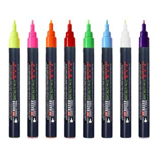 Filolang费洛朗夜光笔彩色DIY创意发亮荧光笔织物画画马克笔衣服布绘笔party聚会氛围发光涂鸦笔夜光记号笔