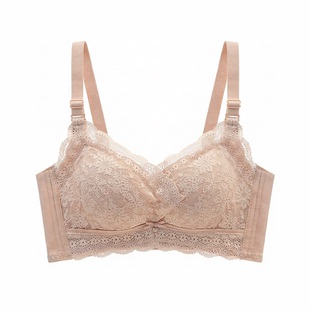 加厚无磁舒适小胸聚拢AA内衣女防滑防下垂上跑无钢圈文胸少女胸罩