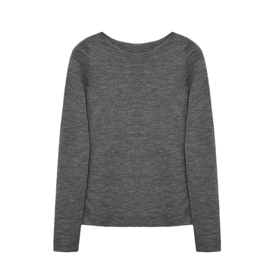 修身羊毛打底衫无缝一体针织衫