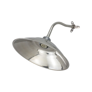 不锈钢防水灯罩新农村室外庭院门头围墙灯黑色全套户外马路弯灯罩